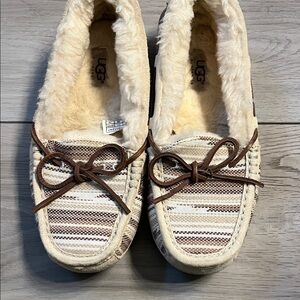 UGG Women's Tan and Brown Moccasins